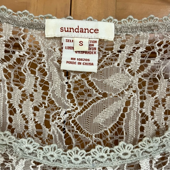 Sundance Tan Lace Dress Size Small - Picture 3 of 7